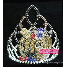 Lindo baile de beleza de cristal princesa tiara de Halloween